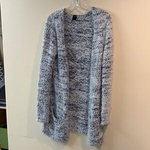 Chic Heathered Gray Women's Cardigan